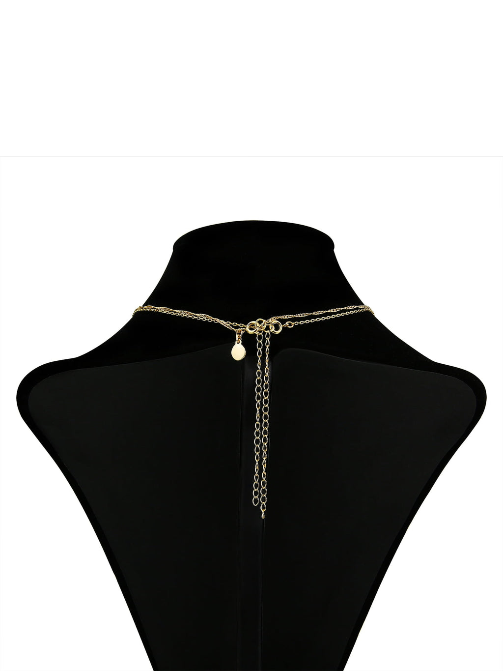 Believe by Brilliance Crystal and Cubic Zirconia Round Shaker Necklaces in 14KT Gold Flash Plated