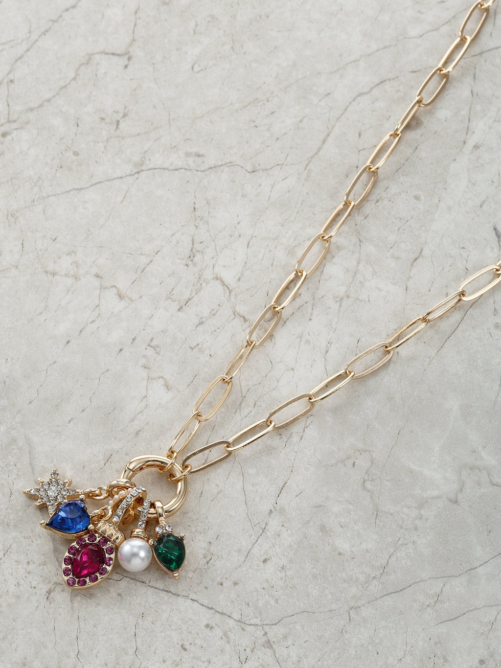 Packed Party Holiday Charm Necklace