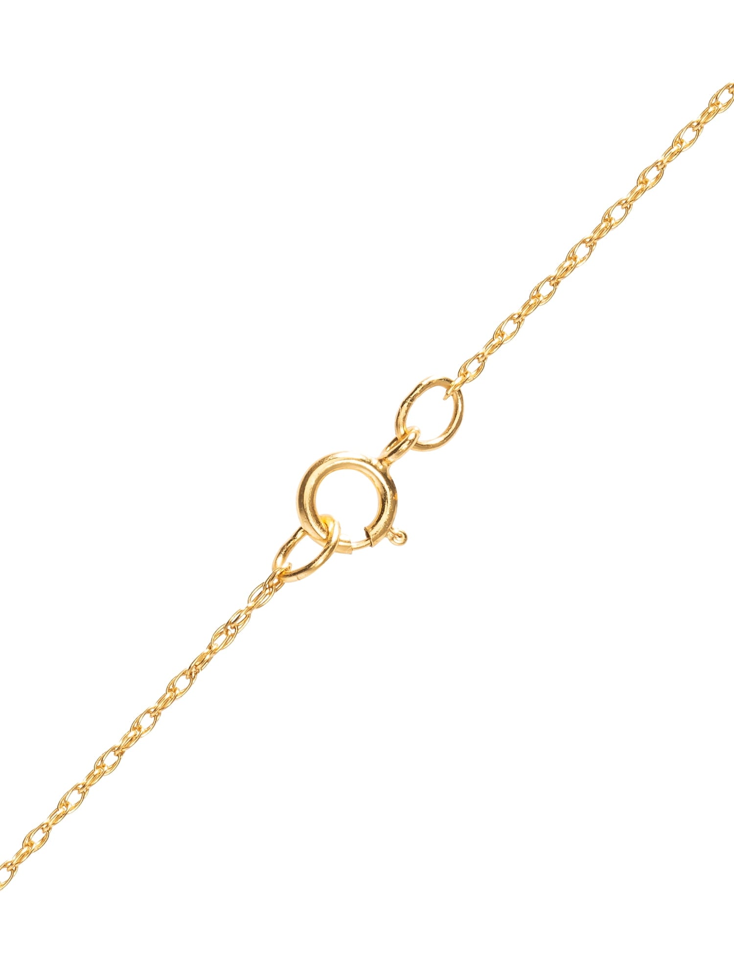 Disney Girls/Tween 10KT Yellow Gold Snow Flake Pendant, 16" + 2" chain